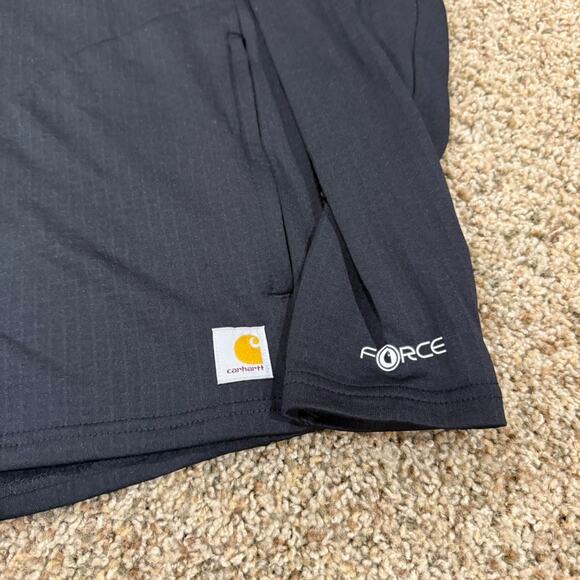 Carhartt Force Work Outerwear Women's Relaxed Fit Half Zip Hooded Pullover Sz.XL - Picture 3 of 8